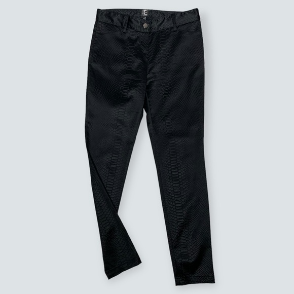 TRICOT CHIC Black “Scales” pattern Women’s Dress Pants Size US 8 NWOT - Picture 5 of 9